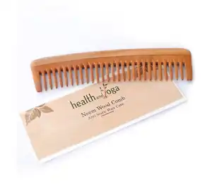 PureTress Neem Wood Wide Tooth Comb