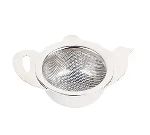 Tea Strainer with Utility Cup - Stainless Steel
