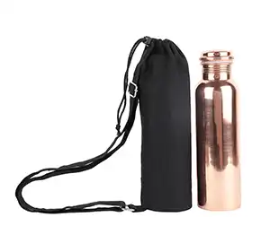 Copper Bottle with Sling Bag