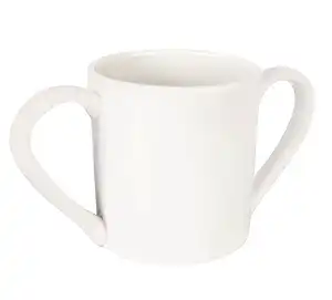 Ceramic Two Handle Mug for Seniors 