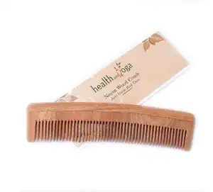 PureTress Neem Wood Fine Tooth Comb
