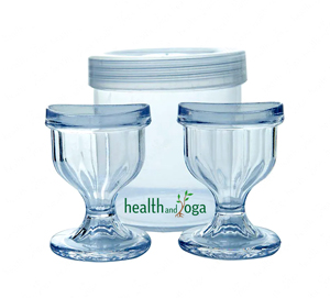 ChillEyes Clear Eye Wash Cups - Set of 2