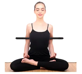 Buy StretchNHeal Detachable Wooden Pranayama Stick - Lung Opener