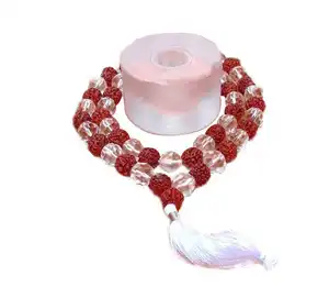 Quartz - Rudraksha Mala  