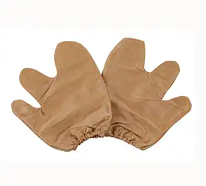 Silk Garshana Ayurvedic Massage Gloves - 1 Pair