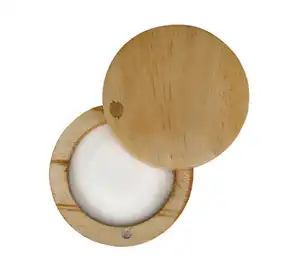 Wooden Salt Cellar - Spice Container