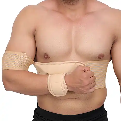 GuardNHeal Arm and Shoulder Immobilizer Brace - Adjustable for Customized Fit and Use