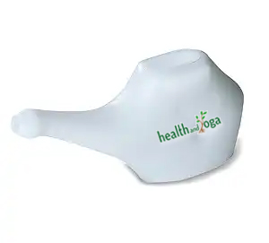 QwikFlo Travel Neti Pot- White