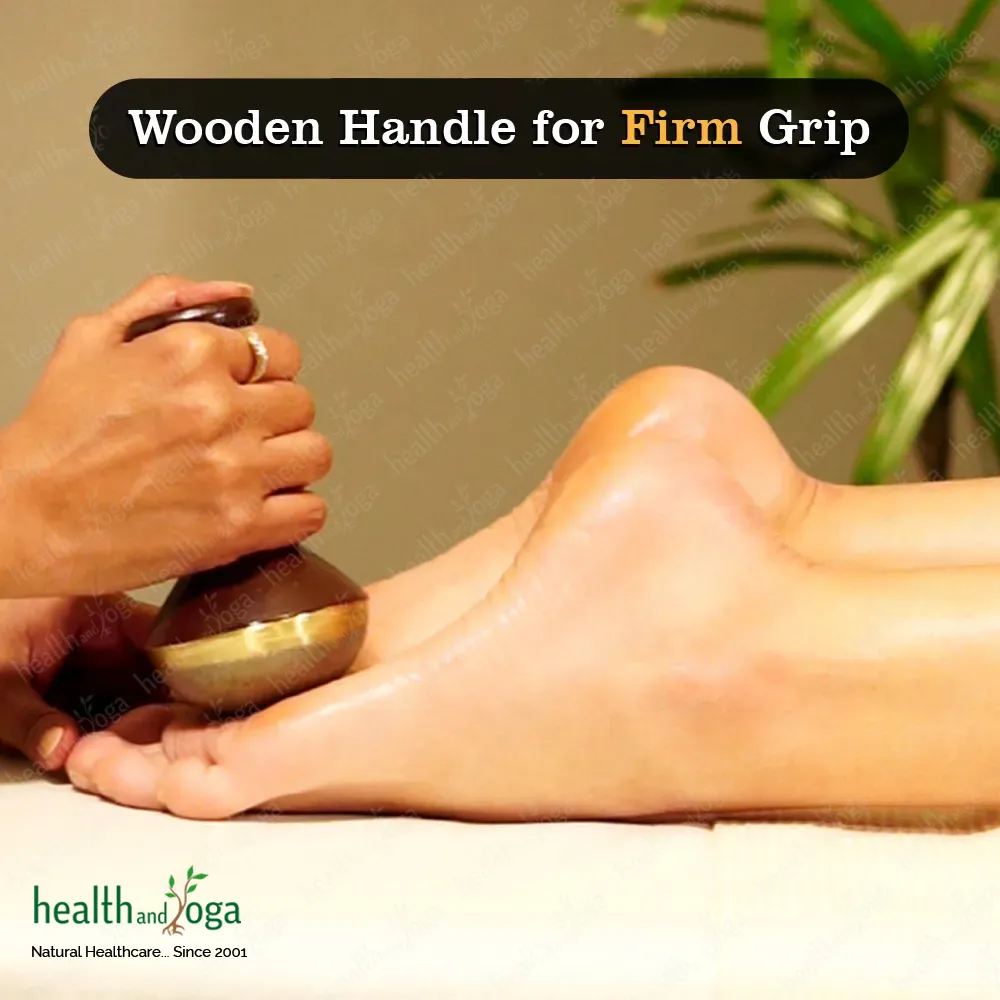 DIY Relaxing foot massage using the Kansa Wand: Detoxifying & Inducing  sleep. 